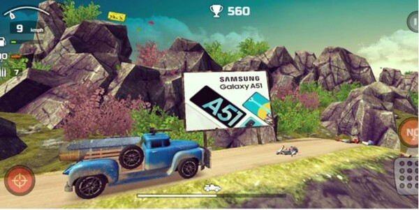 삼성의 프로그래매틱 게임 광고 사례(출처=The Drum)