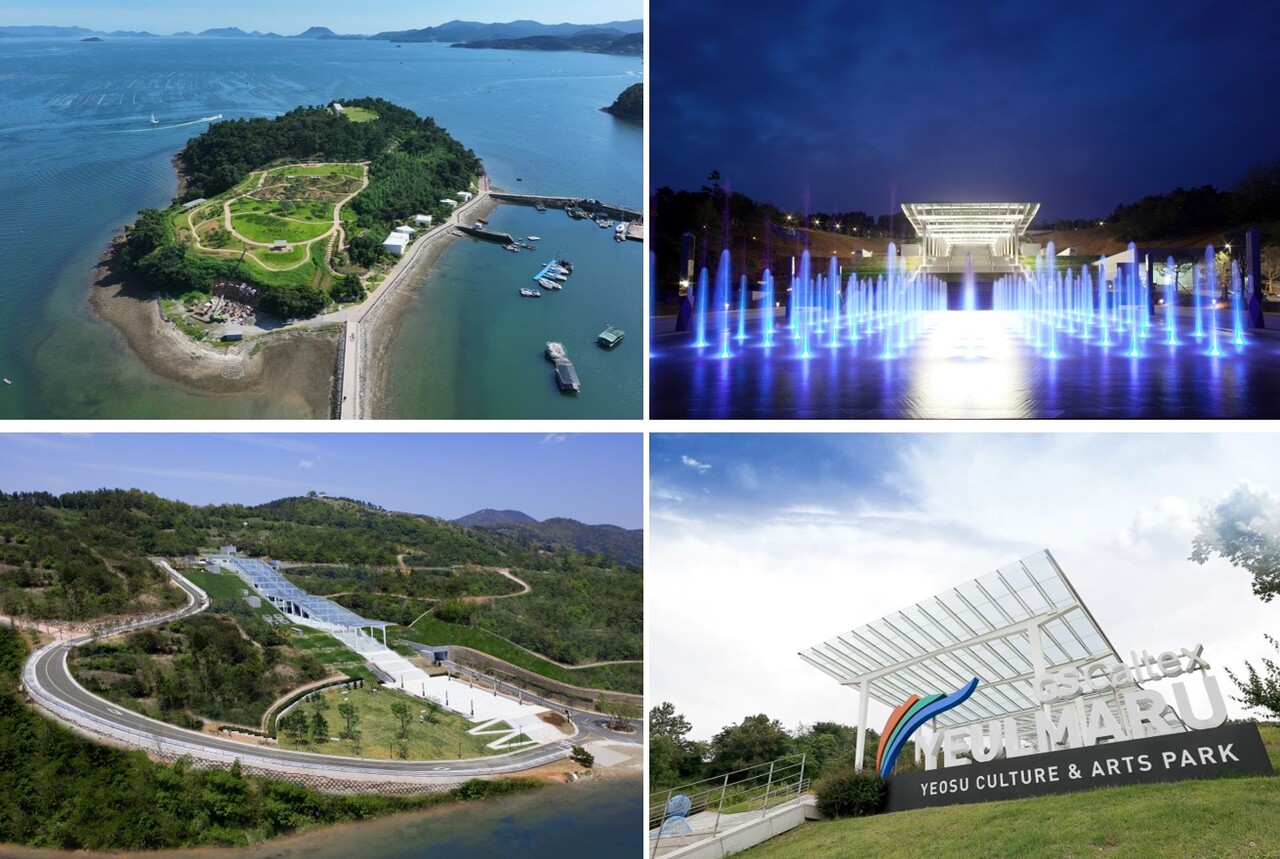 △좌상단부터 시계방향으로 장도/ 예울마루 외경(상,하) / 예울마루 전경