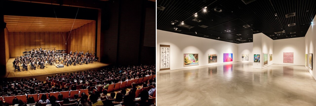 △ 예울마루 대극장과 전시실
