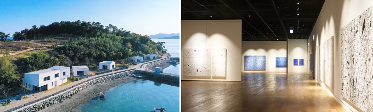 △ 장도 창작스튜디오와 장도 전시실