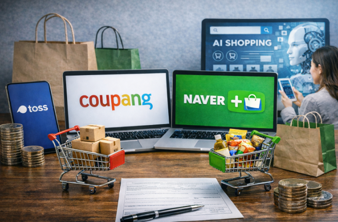 [주간 데이터동향] 온라인 쇼핑, '쿠팡 vs 네이버' 양강 재편...AI 가 바... - 뉴스 썸네일 이미지