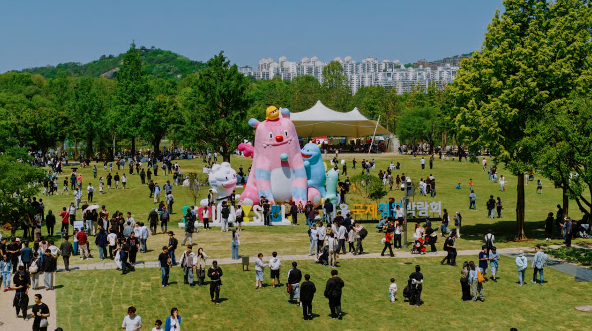 롯데월드·GS가 서울숲에...국제정원박람회, 기업 '마케팅 무대' 됐다 - 뉴스 썸네일 이미지